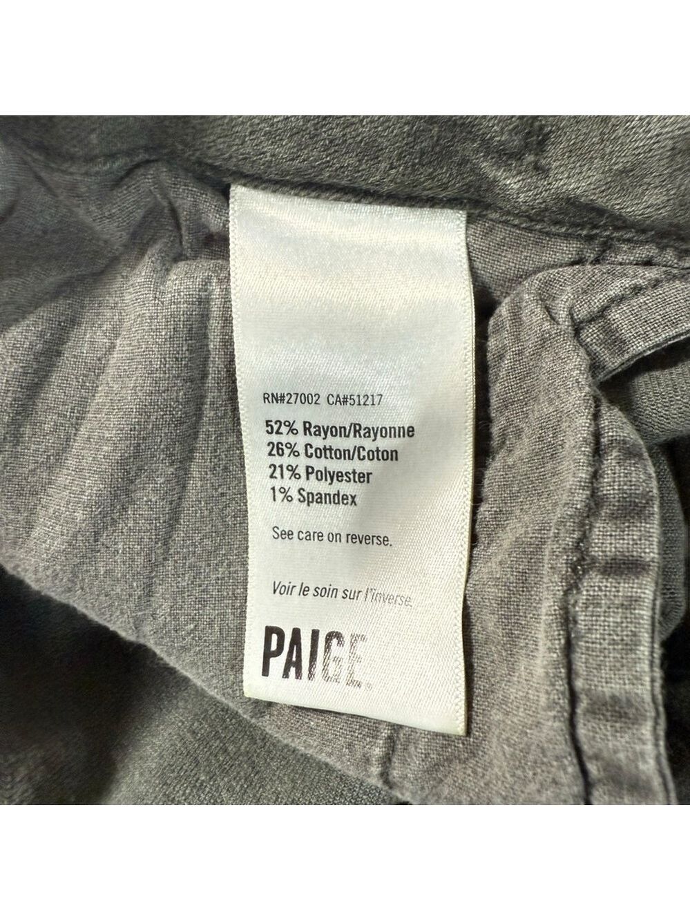 PAIGE Women’s Christy Ankle Cargo Pants Olive Size 31 - Picture 3 of 8